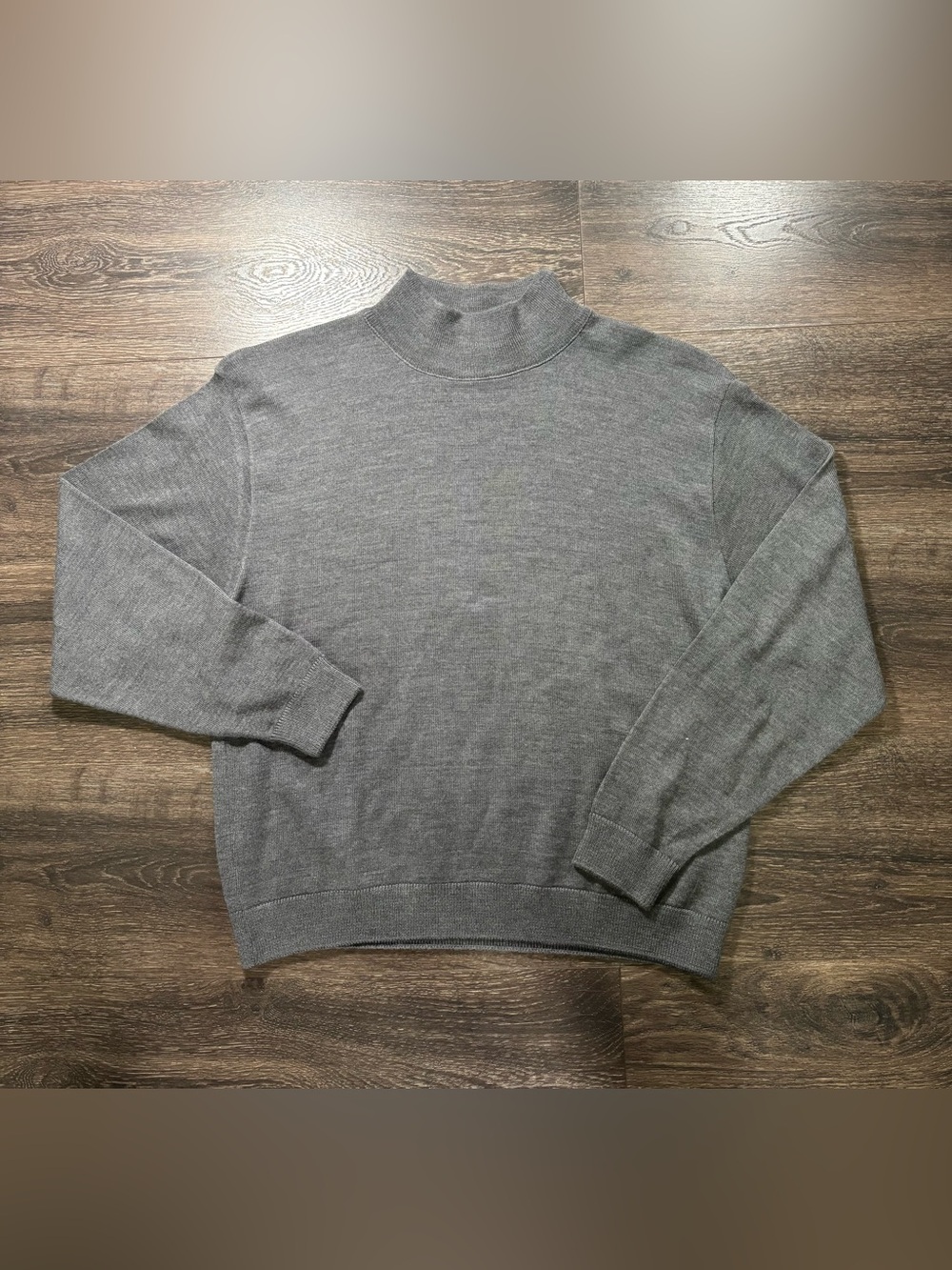 Vintage Pendleton Mock Turtleneck Sweater Size Large 100% Wool